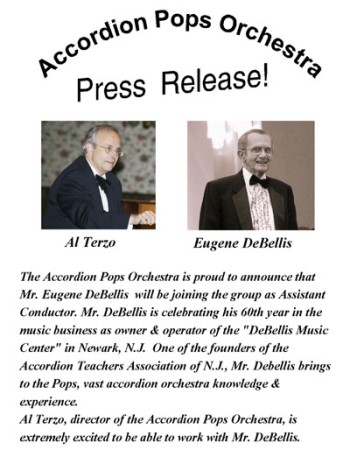 Accordion Pops Orchestra Press Release