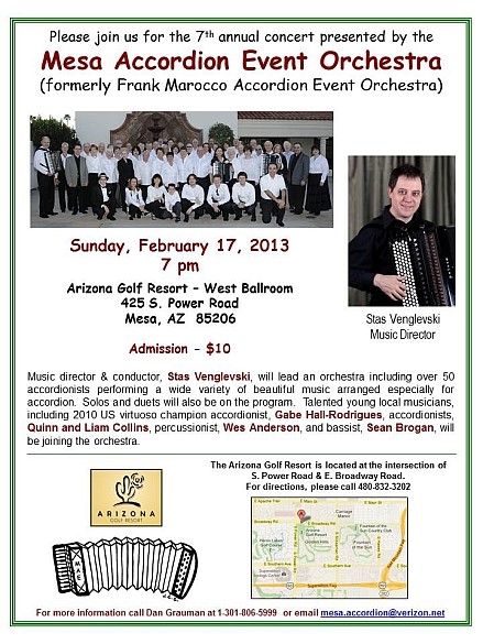 MAE Accordion Event in Arizona