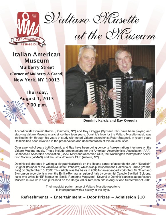 Museum flyer