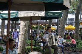 Bryant Park accordions