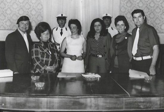 Sam and Peggy Falcetti, Dee Dee and Roger Latulippe