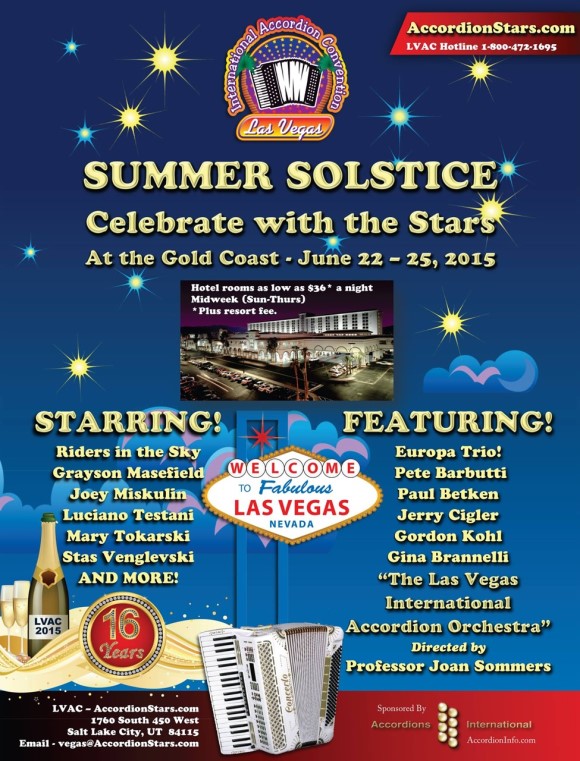 Las Vegas Accordion Convention Poster 2015