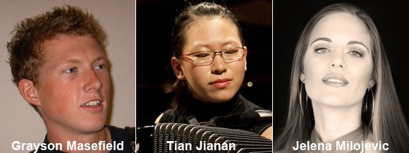 Grayson Masefield, Tian Jianan, Jelena Milojevic
