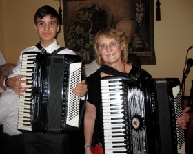 Mary Tokarski and Nathan Chapeton