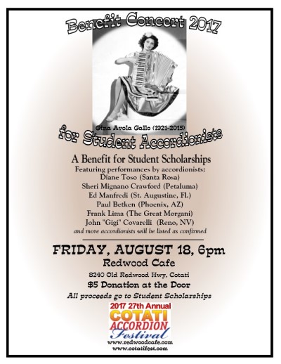 Cotati Festival Scholarship Fundraiser