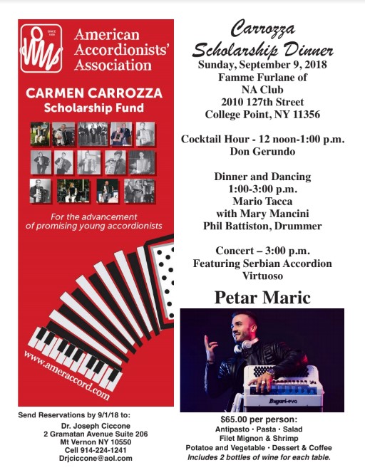 Carmen Carrozza flyer