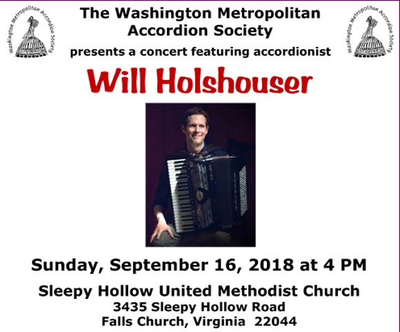 Poster: Will Holshouser to Perform for WMAS