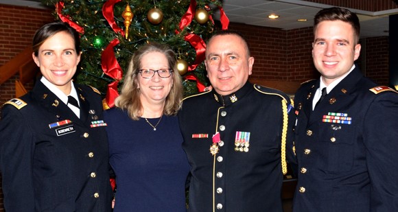 SGM Manny Bobenrieth and family