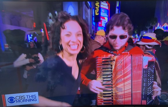 Cory Pesaturo on CBS TV