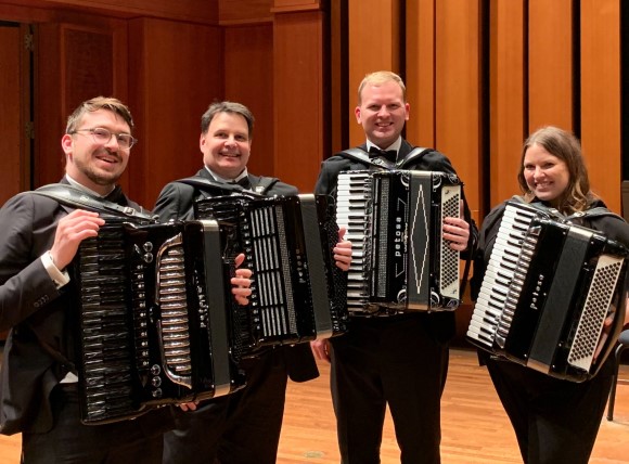 4 accordionists