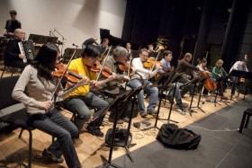 Guy Klucevsek in Fireworks Ensemble Rehearsal
