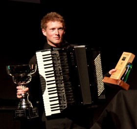 Grayson Masefield at the 2009 Coupe Mondiale Prize Presentation