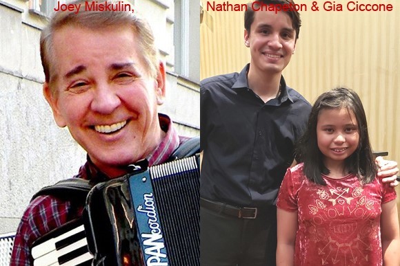 Joey Miskulin, Nathan Chapeton, Gia Ciccone