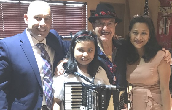 Joe Ciccone, Mario Tacca, Gia and Ethel Ciccone
