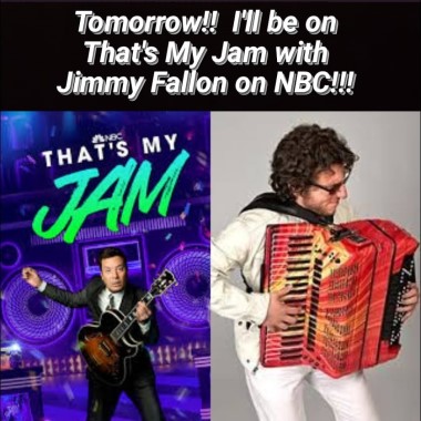 Cory Pesaturo and Jimmy Fallon