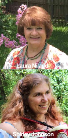 Laura Niland and Shirley Johnson