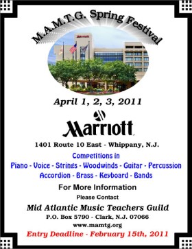 MAMTG Festival Flyer