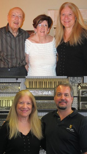 Top: Horace Lazzari, Jeanette Lazzari & Rita Davidson Lower: Rita Davidson and Joe Petosa